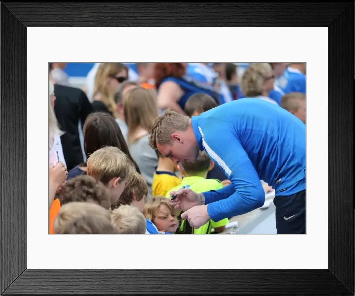 Framed Print : Young Seagulls Open Training Session: Meeting the Players (Autograph Signing), July 31, 2015 Framed Print : Young Seagulls Open Training Session: Meeting the Players (Autograph Signing), July 31, 2015