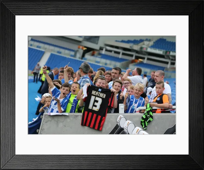 Framed Print : Young Seagulls Open Training Session at Brighton & Hove Albion FC - 31st July 2015 Framed Print : Young Seagulls Open Training Session at Brighton & Hove Albion FC - 31st July 2015