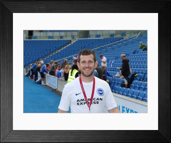 Framed Print : Young Seagulls Open Training Session at Brighton & Hove Albion FC - July 2015 Framed Print : Young Seagulls Open Training Session at Brighton & Hove Albion FC - July 2015
