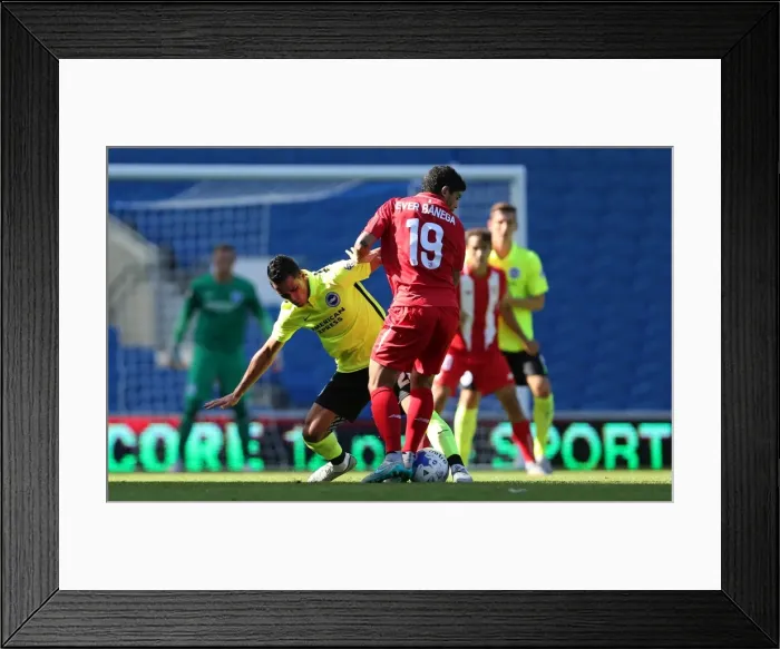 Framed Print : Battle at the American Express Community Stadium: Brighton & Hove Albion vs Sevilla FC (02.08.2015) - Beram Kayal Focus
