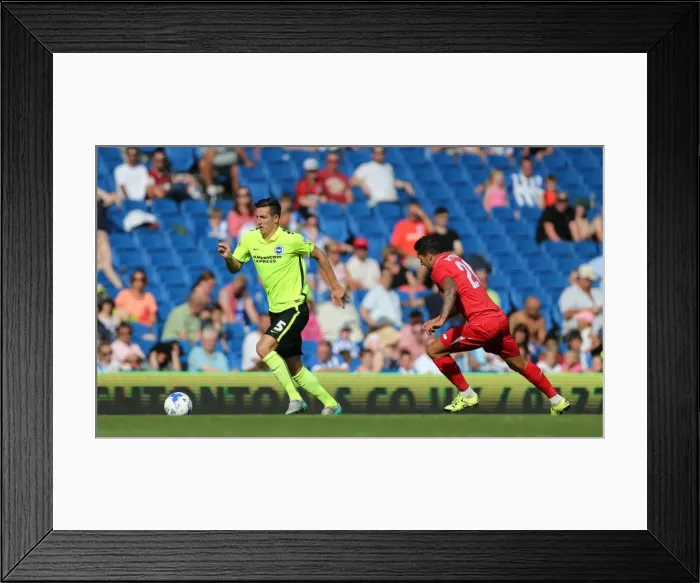 Framed Print : Lewis Dunk in Action: Brighton & Hove Albion vs Sevilla FC, 2015 Pre-Season Friendly Framed Print : Lewis Dunk in Action: Brighton & Hove Albion vs Sevilla FC, 2015 Pre-Season Friendly