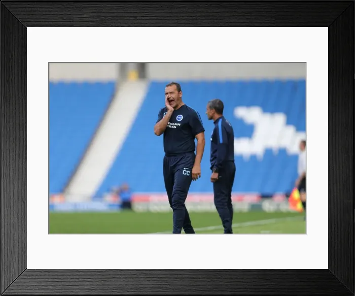 Framed Print : Colin Calderwood Leads Brighton & Hove Albion Against Sevilla FC in 2015 Pre-Season Friendly Framed Print : Colin Calderwood Leads Brighton & Hove Albion Against Sevilla FC in 2015 Pre-Season Friendly