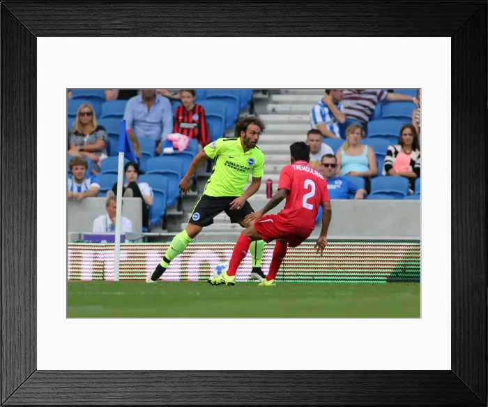 Framed Print : Brighton & Hove Albion vs Sevilla FC: Inigo Calderon in Pre-Season Action at American Express Community Stadium (2015) Framed Print : Brighton & Hove Albion vs Sevilla FC: Inigo Calderon in Pre-Season Action at American Express Community Stadium (2015)