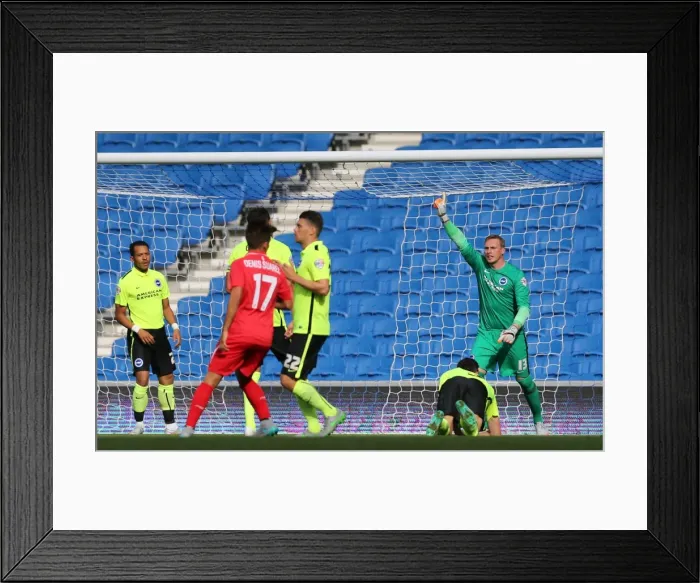 Framed Print : David Stockdale in Action: Brighton & Hove Albion vs Sevilla FC, 2015 Pre-Season Friendly Framed Print : David Stockdale in Action: Brighton & Hove Albion vs Sevilla FC, 2015 Pre-Season Friendly