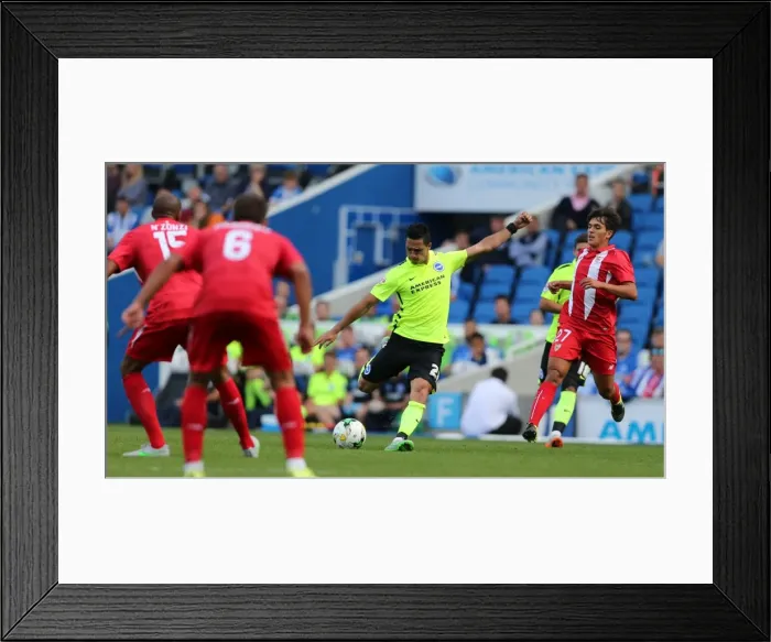 Framed Print : Beram Kayal's Shot: Brighton & Hove Albion vs Sevilla FC Pre-Season Friendly (August 2, 2015) Framed Print : Beram Kayal's Shot: Brighton & Hove Albion vs Sevilla FC Pre-Season Friendly (August 2, 2015)