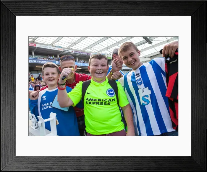 Framed Print : Brighton and Hove Albion FC: A Sea of Supporters in Full Force at the 2015 Pre-Season Friendly Against Sevilla Framed Print : Brighton and Hove Albion FC: A Sea of Supporters in Full Force at the 2015 Pre-Season Friendly Against Sevilla