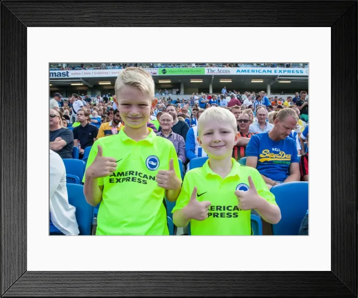 Framed Print : Brighton and Hove Albion FC: A Sea of Supporters in Full Force at the 2015 Pre-Season Friendly Against Sevilla Framed Print : Brighton and Hove Albion FC: A Sea of Supporters in Full Force at the 2015 Pre-Season Friendly Against Sevilla