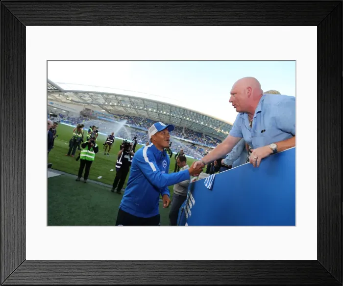 Framed Print : Brighton and Hove Albion vs. Nottingham Forest: Sky Bet Championship Showdown at American Express Community Stadium (July 2015) Framed Print : Brighton and Hove Albion vs. Nottingham Forest: Sky Bet Championship Showdown at American Express Community Stadium (July 2015)