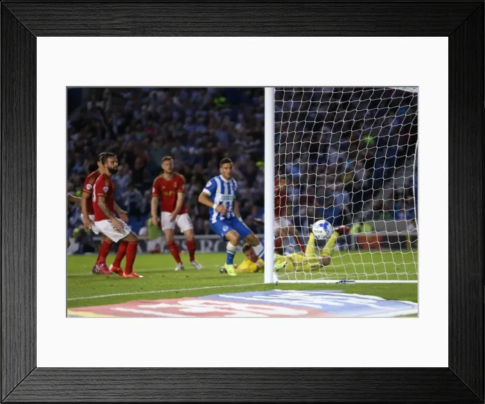 Framed Print : Brighton and Hove Albion vs. Nottingham Forest: Sky Bet Championship Showdown at American Express Community Stadium (July 2015) Framed Print : Brighton and Hove Albion vs. Nottingham Forest: Sky Bet Championship Showdown at American Express Community Stadium (July 2015)