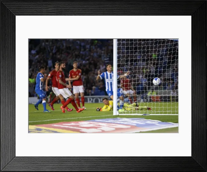 Framed Print : Brighton and Hove Albion vs. Nottingham Forest: Sky Bet Championship Showdown at American Express Community Stadium (July 2015) Framed Print : Brighton and Hove Albion vs. Nottingham Forest: Sky Bet Championship Showdown at American Express Community Stadium (July 2015)