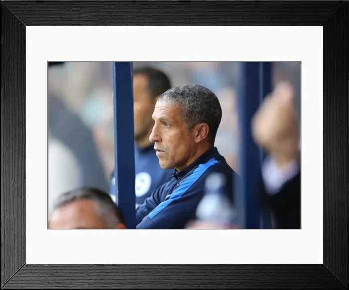 Framed Print : Brighton and Hove Albion's Triumph over Southend United in the 2015 Capital One Cup