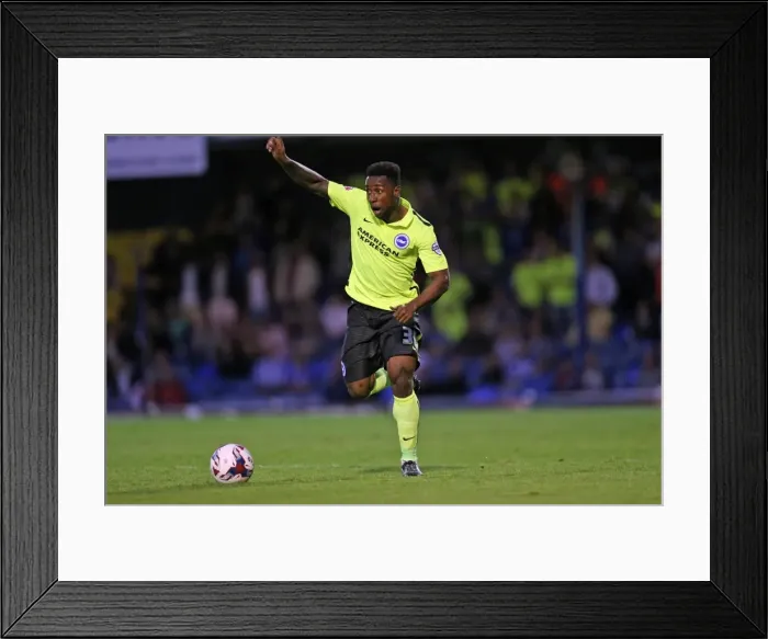 Framed Print : Brighton and Hove Albion's Victory Over Southend United in the 2015 Capital One Cup