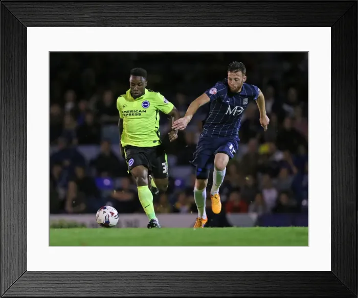 Framed Print : Brighton and Hove Albion's Triumph over Southend United in the 2015 Capital One Cup Framed Print : Brighton and Hove Albion's Triumph over Southend United in the 2015 Capital One Cup