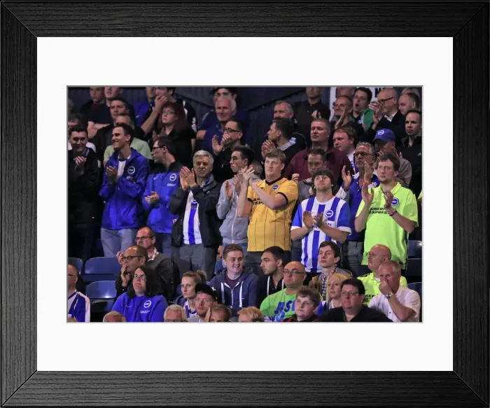 Framed Print : Brighton and Hove Albion's Triumph over Southend United in the 2015 Capital One Cup Framed Print : Brighton and Hove Albion's Triumph over Southend United in the 2015 Capital One Cup