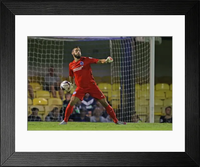 Framed Print : Brighton and Hove Albion's Triumph over Southend United in the 2015 Capital One Cup Framed Print : Brighton and Hove Albion's Triumph over Southend United in the 2015 Capital One Cup