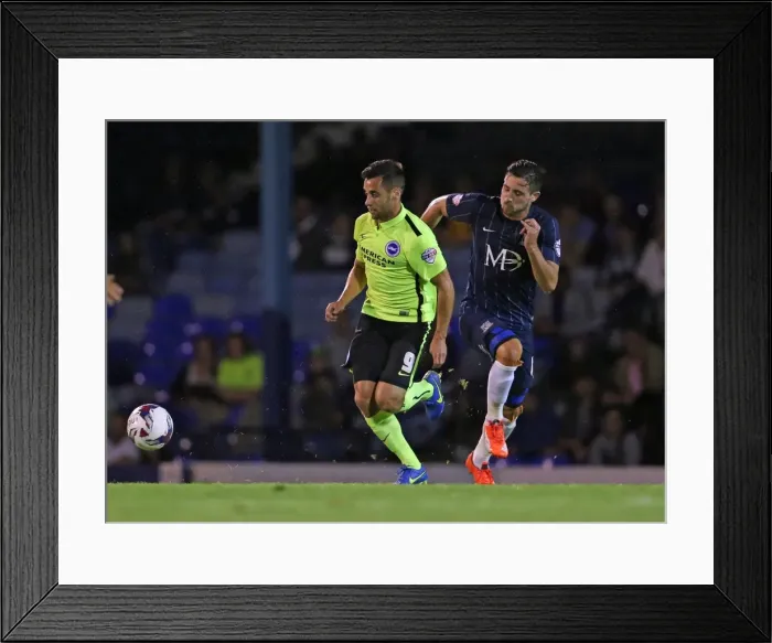 Framed Print : Brighton and Hove Albion's Triumph over Southend United in the 2015 Capital One Cup Framed Print : Brighton and Hove Albion's Triumph over Southend United in the 2015 Capital One Cup
