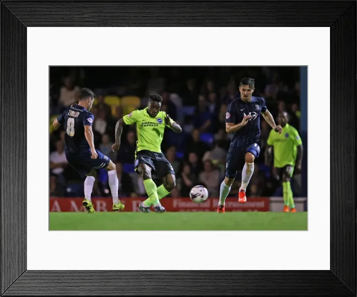 Framed Print : Brighton and Hove Albion's Triumph over Southend United in the 2015 Capital One Cup Framed Print : Brighton and Hove Albion's Triumph over Southend United in the 2015 Capital One Cup