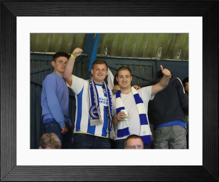 Framed Print : Brighton and Hove Albion's Triumph over Southend United in the 2015 Capital One Cup Framed Print : Brighton and Hove Albion's Triumph over Southend United in the 2015 Capital One Cup