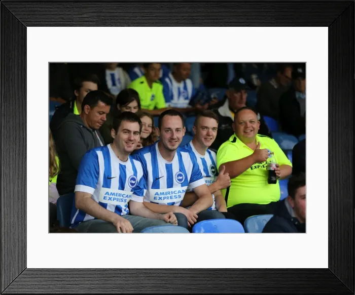 Framed Print : Brighton and Hove Albion's Triumph over Southend United in the 2015 Capital One Cup Framed Print : Brighton and Hove Albion's Triumph over Southend United in the 2015 Capital One Cup