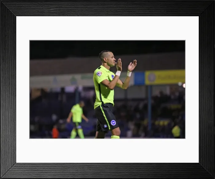 Framed Print : Brighton and Hove Albion's Victory Over Southend United in the 2015 Capital One Cup Framed Print : Brighton and Hove Albion's Victory Over Southend United in the 2015 Capital One Cup
