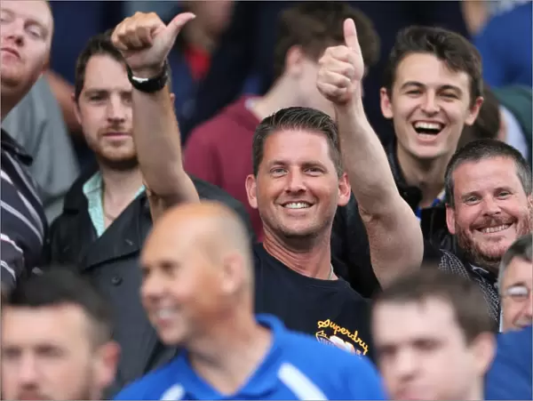Jubilant Brighton Fans Celebrate Championship Victory at Craven Cottage (15.08.2015)