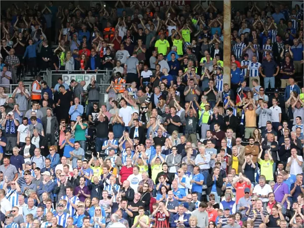 Jubilant Albion Fans Celebrate Championship Victory at Craven Cottage (Fulham vs. Brighton and Hove Albion, 15th August 2015)