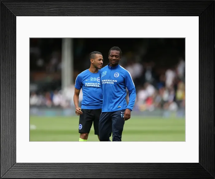 Framed Print : Brighton Defenders Gaetan Bong and Liam Rosenior in Action against Fulham, Sky Bet Championship 2015 Framed Print : Brighton Defenders Gaetan Bong and Liam Rosenior in Action against Fulham, Sky Bet Championship 2015