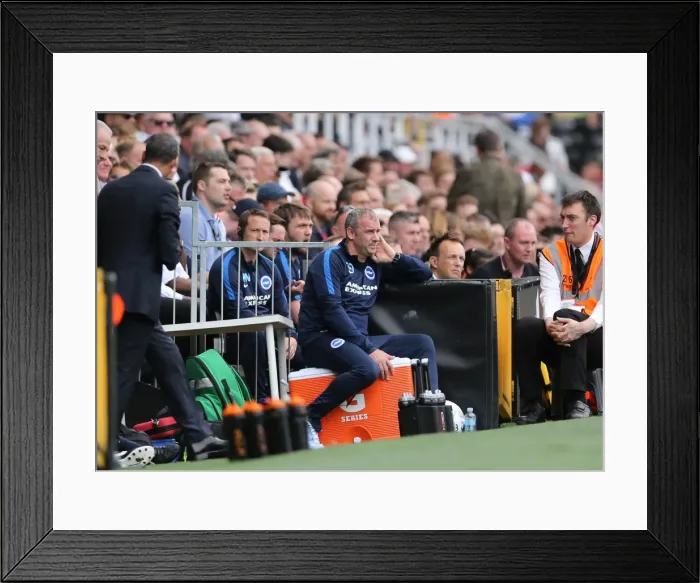 Framed Print : Kit Man Clive Thompson at Fulham vs. Brighton and Hove Albion, Sky Bet Championship 2015 Framed Print : Kit Man Clive Thompson at Fulham vs. Brighton and Hove Albion, Sky Bet Championship 2015