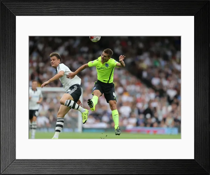 Framed Print : Brighton's Huenemeier in Action: Fulham vs. Brighton & Hove Albion, Sky Bet Championship (15.08.2015) Framed Print : Brighton's Huenemeier in Action: Fulham vs. Brighton & Hove Albion, Sky Bet Championship (15.08.2015)