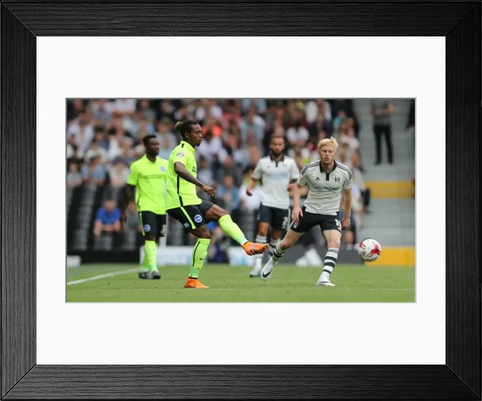 Framed Print : Gaetan Bong in Action: Fulham vs. Brighton and Hove Albion, Sky Bet Championship 2015 - Defender's Determined Performance Framed Print : Gaetan Bong in Action: Fulham vs. Brighton and Hove Albion, Sky Bet Championship 2015 - Defender's Determined Performance