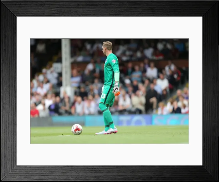 Framed Print : David Stockdale in Action: Fulham vs. Brighton and Hove Albion, Sky Bet Championship 2015 - Brighton Goalkeeper's Determined Performance Framed Print : David Stockdale in Action: Fulham vs. Brighton and Hove Albion, Sky Bet Championship 2015 - Brighton Goalkeeper's Determined Performance