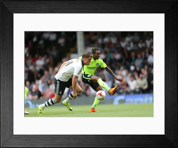 Framed Print : Gaetan Bong in Action: Fulham vs. Brighton and Hove Albion, Sky Bet Championship 2015 Framed Print : Gaetan Bong in Action: Fulham vs. Brighton and Hove Albion, Sky Bet Championship 2015