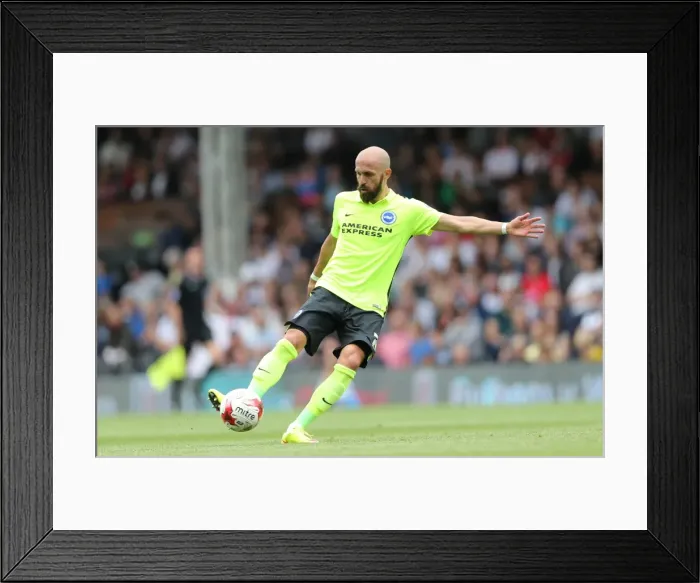 Framed Print : Bruno Saltor in Action: Brighton and Hove Albion vs. Fulham Championship Clash, August 2015 Framed Print : Bruno Saltor in Action: Brighton and Hove Albion vs. Fulham Championship Clash, August 2015