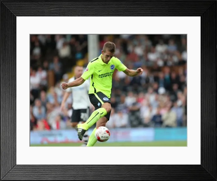 Framed Print : Brighton's Solomon March in Action: Sky Bet Championship Showdown against Fulham (August 15, 2015) Framed Print : Brighton's Solomon March in Action: Sky Bet Championship Showdown against Fulham (August 15, 2015)
