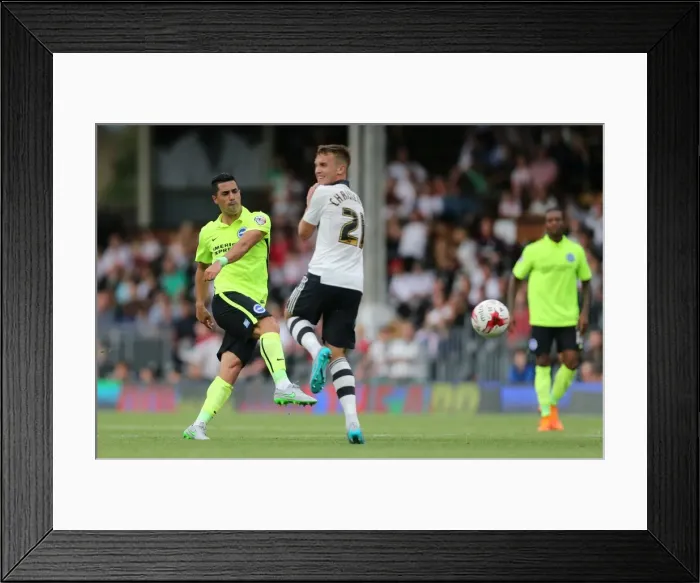 Framed Print : Brighton's Kayal Shoots in Championship Clash vs. Fulham (15.08.2015) Framed Print : Brighton's Kayal Shoots in Championship Clash vs. Fulham (15.08.2015)