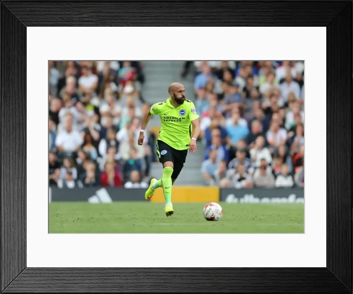 Framed Print : Bruno Saltor of Brighton and Hove Albion in Action against Fulham in Sky Bet Championship Clash, August 2015 Framed Print : Bruno Saltor of Brighton and Hove Albion in Action against Fulham in Sky Bet Championship Clash, August 2015