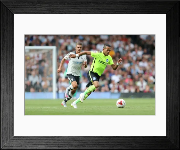 Framed Print : Liam Rosenior in Action: Fulham vs. Brighton and Hove Albion, Sky Bet Championship 2015 Framed Print : Liam Rosenior in Action: Fulham vs. Brighton and Hove Albion, Sky Bet Championship 2015