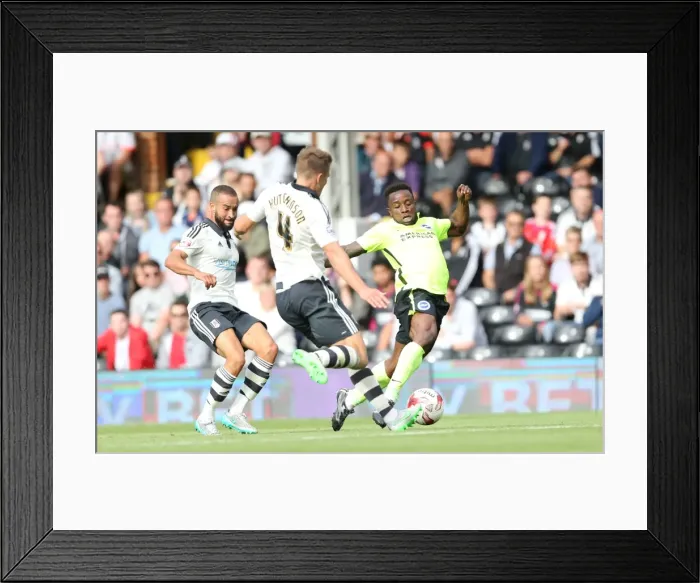 Framed Print : LuaLua in Action: Fulham vs. Brighton & Hove Albion, Sky Bet Championship (15 / 08 / 2015) Framed Print : LuaLua in Action: Fulham vs. Brighton & Hove Albion, Sky Bet Championship (15 / 08 / 2015)