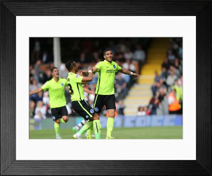 Framed Print : Brighton and Hove Albion's Tomer Hemed Scores Decisive Penalty in 2-1 Sky Bet Championship Win over Fulham (August 15, 2015) Framed Print : Brighton and Hove Albion's Tomer Hemed Scores Decisive Penalty in 2-1 Sky Bet Championship Win over Fulham (August 15, 2015)