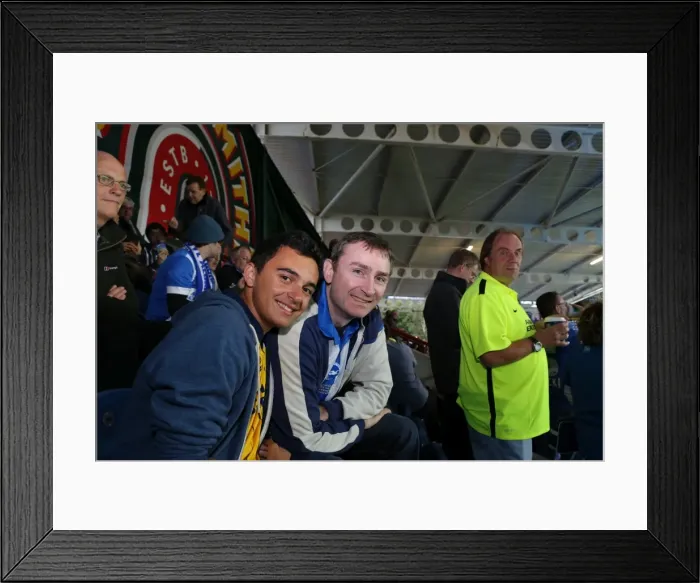 Framed Print : Brighton and Hove Albion Fans in Action: Huddersfield Championship Clash, August 2015 Framed Print : Brighton and Hove Albion Fans in Action: Huddersfield Championship Clash, August 2015