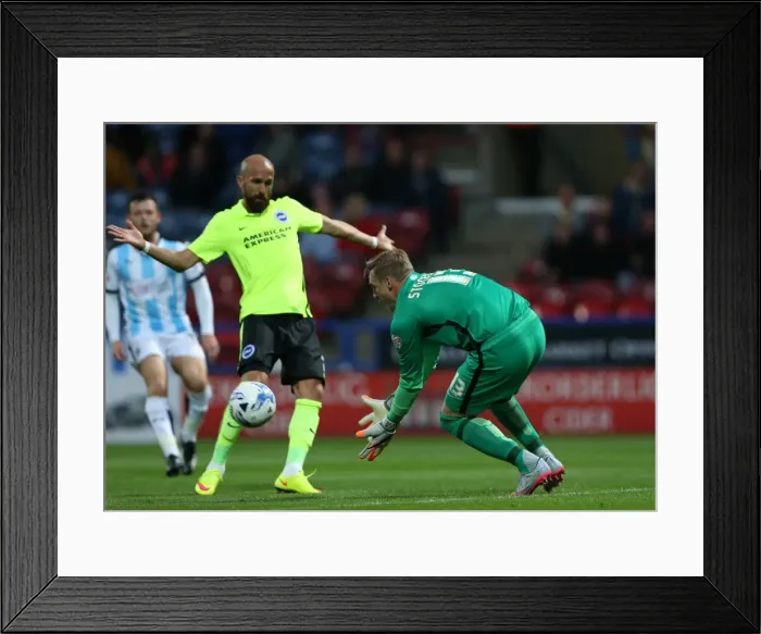 Framed Print : Brighton and Hove Albion vs. Huddersfield Town: Sky Bet Championship Showdown at John Smiths Stadium (August 18, 2015) Framed Print : Brighton and Hove Albion vs. Huddersfield Town: Sky Bet Championship Showdown at John Smiths Stadium (August 18, 2015)