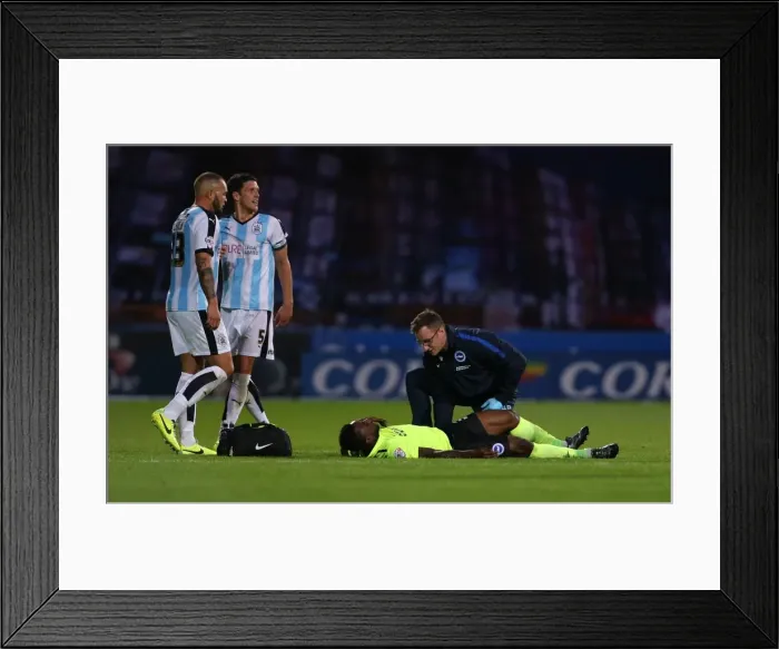 Framed Print : Brighton and Hove Albion vs. Huddersfield Town: Sky Bet Championship Showdown at John Smiths Stadium (August 18, 2015) Framed Print : Brighton and Hove Albion vs. Huddersfield Town: Sky Bet Championship Showdown at John Smiths Stadium (August 18, 2015)