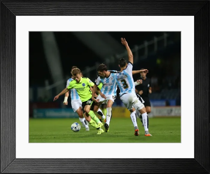 Framed Print : Brighton and Hove Albion vs. Huddersfield Town: Sky Bet Championship Showdown at John Smiths Stadium (August 18, 2015) Framed Print : Brighton and Hove Albion vs. Huddersfield Town: Sky Bet Championship Showdown at John Smiths Stadium (August 18, 2015)