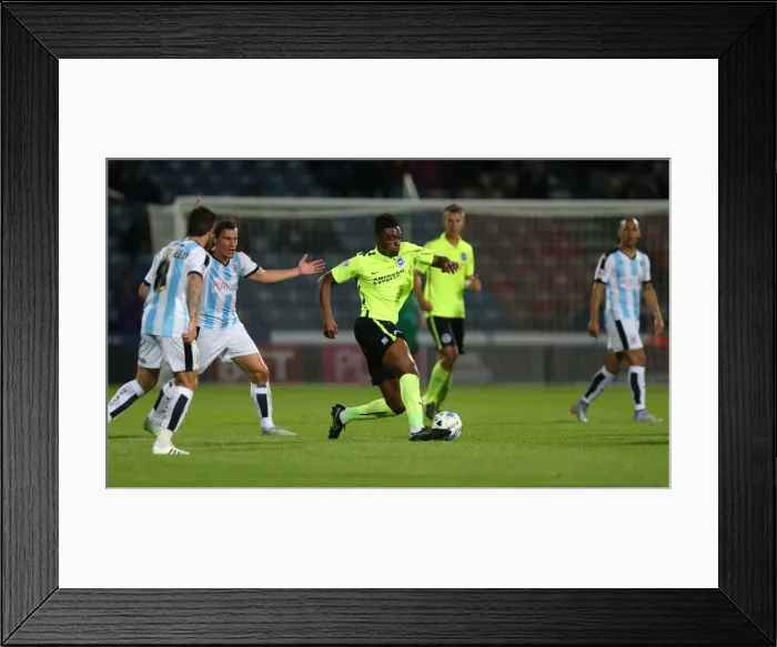 Framed Print : Brighton and Hove Albion vs. Huddersfield Town: Sky Bet Championship Showdown at John Smith's Stadium (August 18, 2015) Framed Print : Brighton and Hove Albion vs. Huddersfield Town: Sky Bet Championship Showdown at John Smith's Stadium (August 18, 2015)
