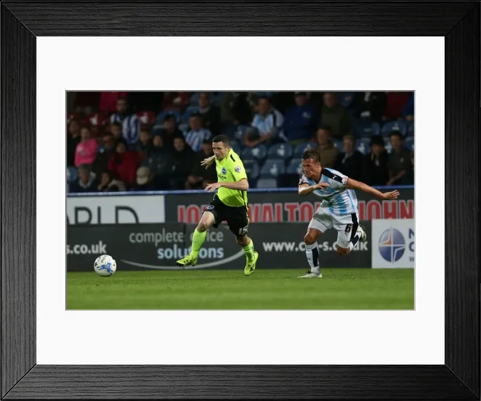 Framed Print : Brighton and Hove Albion vs. Huddersfield Town: Sky Bet Championship Showdown at John Smiths Stadium (August 18, 2015) Framed Print : Brighton and Hove Albion vs. Huddersfield Town: Sky Bet Championship Showdown at John Smiths Stadium (August 18, 2015)