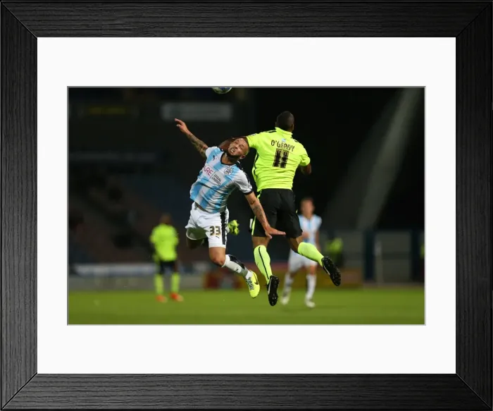 Framed Print : Brighton and Hove Albion vs. Huddersfield Town: Sky Bet Championship Showdown at John Smiths Stadium (August 18, 2015)