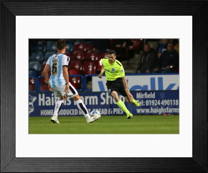 Framed Print : Brighton and Hove Albion vs. Huddersfield Town: Sky Bet Championship Showdown at John Smith's Stadium (August 18, 2015) Framed Print : Brighton and Hove Albion vs. Huddersfield Town: Sky Bet Championship Showdown at John Smith's Stadium (August 18, 2015)