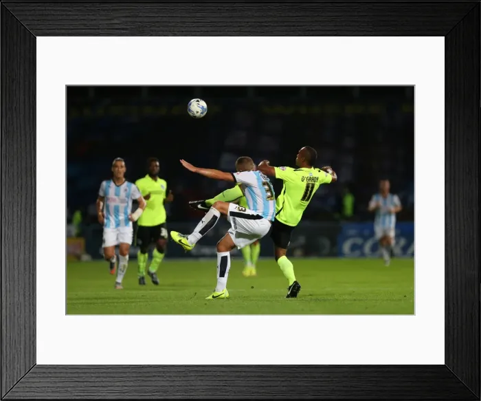 Framed Print : Brighton and Hove Albion vs. Huddersfield Town: Sky Bet Championship Showdown at John Smiths Stadium (August 18, 2015)