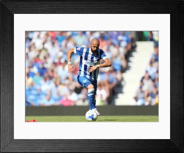 Framed Print : Brighton and Hove Albion vs. Blackburn Rovers: Sky Bet Championship Showdown at American Express Community Stadium (August 22, 2015)