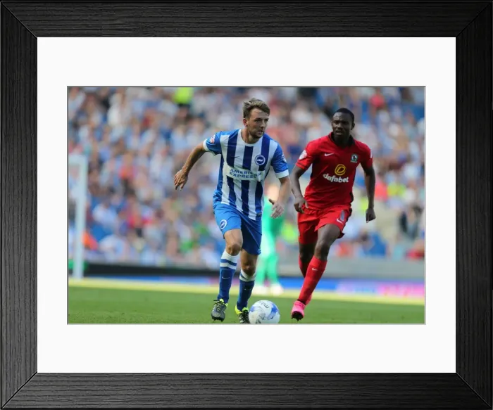 Framed Print : Brighton and Hove Albion vs. Blackburn Rovers: Sky Bet Championship Showdown at American Express Community Stadium (August 22, 2015) Framed Print : Brighton and Hove Albion vs. Blackburn Rovers: Sky Bet Championship Showdown at American Express Community Stadium (August 22, 2015)